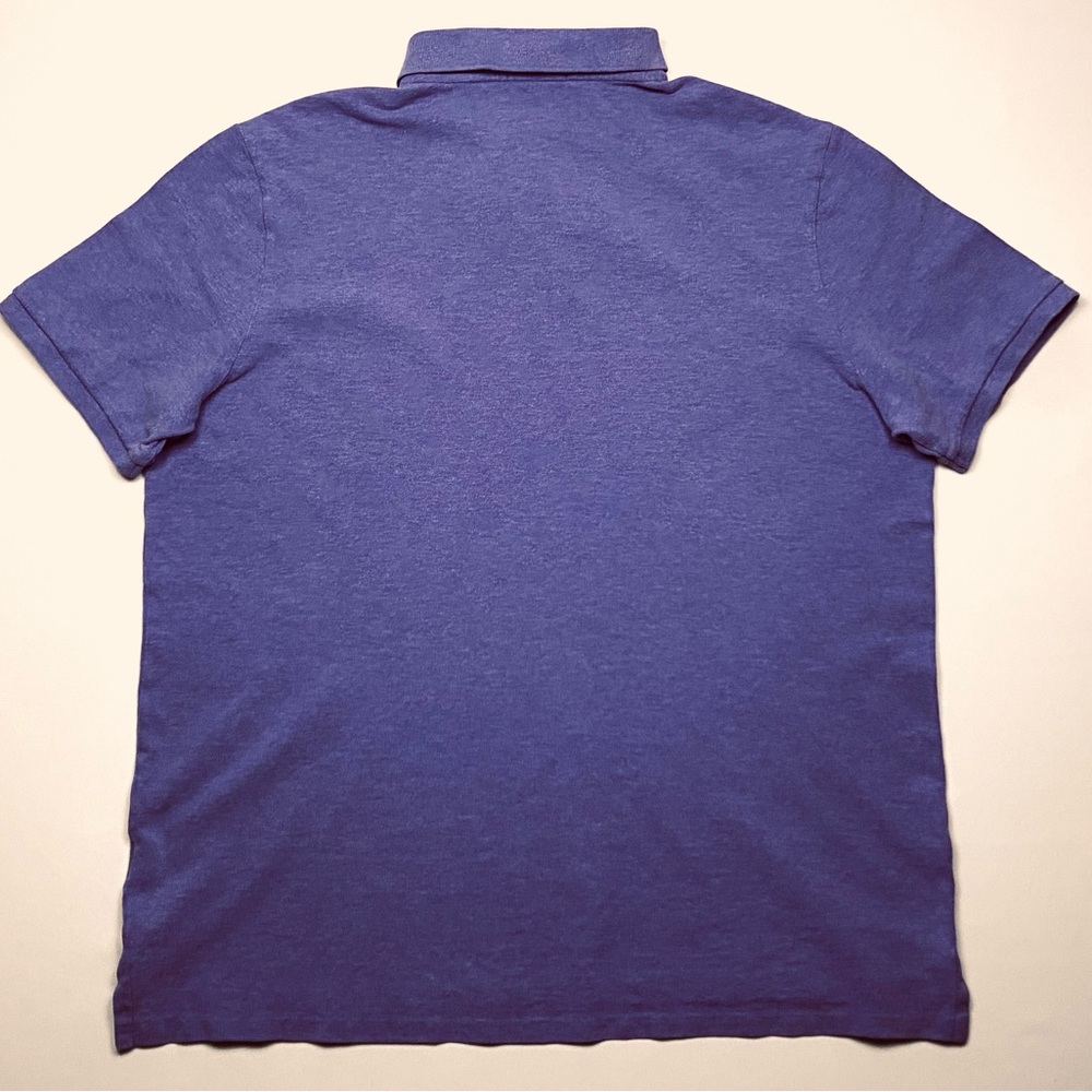 Ralph Lauren Men's Purple Polo with Yellow Pony - Picture 3 of 7